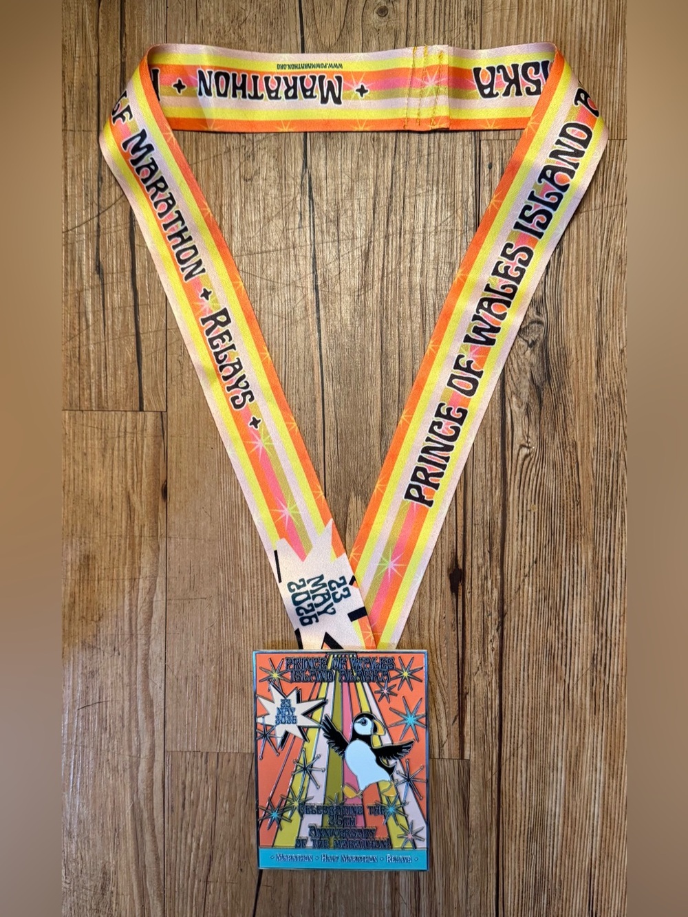 2026 PRINCE OF WALES ISLAND MARATHON Finisher Medal Alaska 25th Anniversary Half